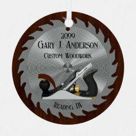 カスタム木工鋸刃板 メタルオーナメント