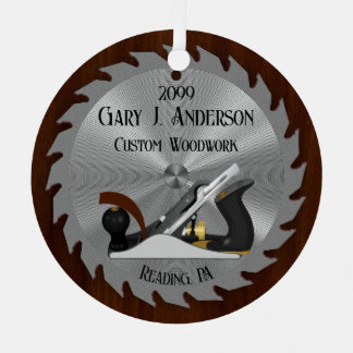 カスタム木工鋸刃板 メタルオーナメント