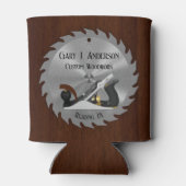 カスタム木工鋸刃板 缶クーラー (裏面)