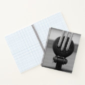 カスタム木版螺旋ノート ノートブック (内部)