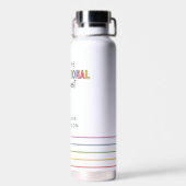 カスタム未来OT職業セラピストOT学生 ウォーターボトル (背面)