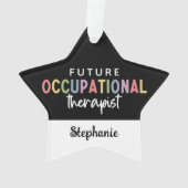 カスタム未来OT職業セラピストOT学生 オーナメント (裏面)