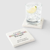 カスタム未来OT職業セラピストOT学生 ストーンコースター (横)