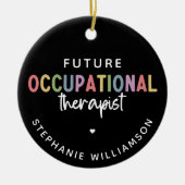カスタム未来OT職業セラピストOT学生 セラミックオーナメント (正面)