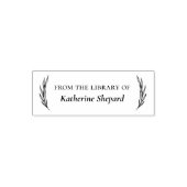 カスタム本クラシック「From the Library Of」 セルフインキングスタンプ (デザイン)