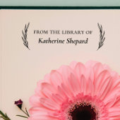 カスタム本クラシック「From the Library Of」 ラバースタンプ