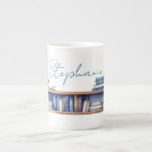 カスタム本棚ボーン中国マグカップ ボーンチャイナマグカップ (正面)