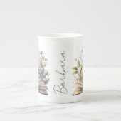 カスタム本棚ボーン中国マグカップ ボーンチャイナマグカップ (正面)