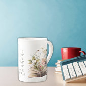 カスタム本棚ボーン中国マグカップ ボーンチャイナマグカップ