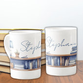 カスタム本棚ボーン中国マグカップ ボーンチャイナマグカップ