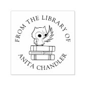 カスタム本 | かわいいフクロウ|過去記事 セルフインキングスタンプ (デザイン)