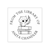 カスタム本 | かわいいフクロウ|過去記事 ラバースタンプ (インプリント)