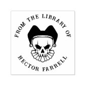 カスタム本 | ゴシックジェスタースカル セルフインキングスタンプ (デザイン)