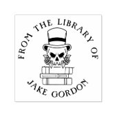 カスタム本 | スカルスタイリッシュゴシック セルフインキングスタンプ (デザイン)