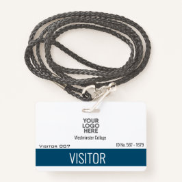 カスタム来場者ゲストレゴロゴ会社名ID バッジ