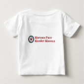 カスタム東ドイツのトラバントカー ベビーTシャツ (裏面)