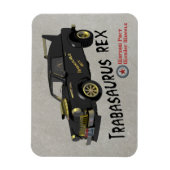 カスタム東ドイツのトラバントカー マグネット (縦)