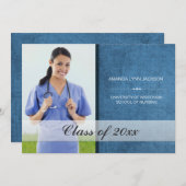 カスタム校卒業写真発表 案内状 (正面/裏面)