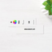 カスタム格安価格タグ ロゴ ビジネス名 ウェブサイト (デスク)