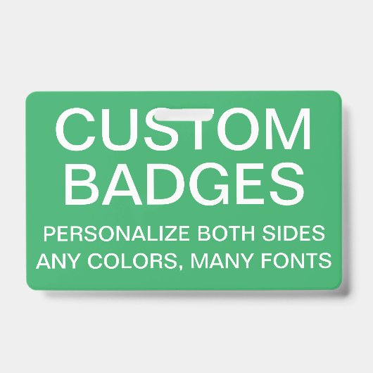 カスタム格納式バッジテンプレート バッジ (正面)