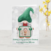 カスタム格言付き写真 カード (黄色い花)