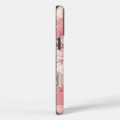 カスタム桜花柄 ピンク Case-Mate iPhoneケース (裏面 / 右)