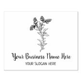 カスタム植物大 ラバースタンプ (インプリント)