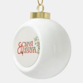 カスタム植物学結婚薬 セラミックボールオーナメント (右)