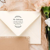 カスタム植物系名台本差出人住所 ラバースタンプ