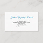 カスタム楕円形フォトツリカラフルーハートアートワーク 名刺 (裏面)