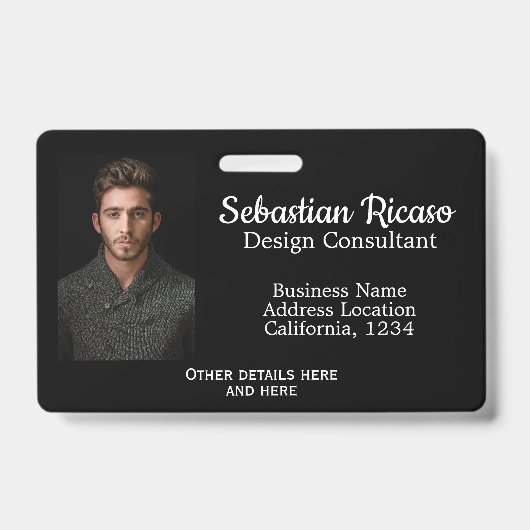 カスタム業務パーソナライズされた バッジ (正面)