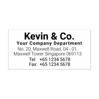 カスタム業務用のゴム印 セルフインキングスタンプ