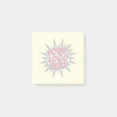 カスタム業務用ひな形の透かしロゴ（黄色） ポストイット (正面)