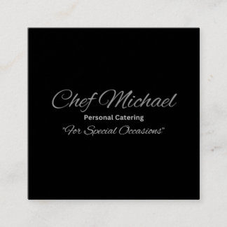 カスタム業務用カード、マットエレガントカード スクエア名刺