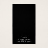 カスタム業務用ロゴイヤリング表示カード (裏面)