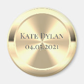 カスタム模擬の真鍮サークルマグネット マグネット (正面)