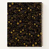 カスタム模様ハニカム手帳 ノートブック (裏面)