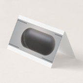 カスタム横テント折り畳み名刺 名刺 (正面)