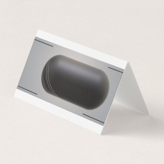 カスタム横テント折り畳み名刺 名刺 (正面)