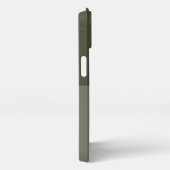 カスタム横割りモス緑iPhone 13ケース iPhoneケース (右側面)