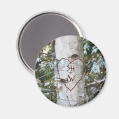 カスタム樺の木木 マグネット (正面/裏面)