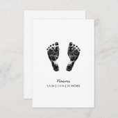 カスタム機器シンボル |ベビー機器シンボルのアップロード サンキューカード (正面/裏面)