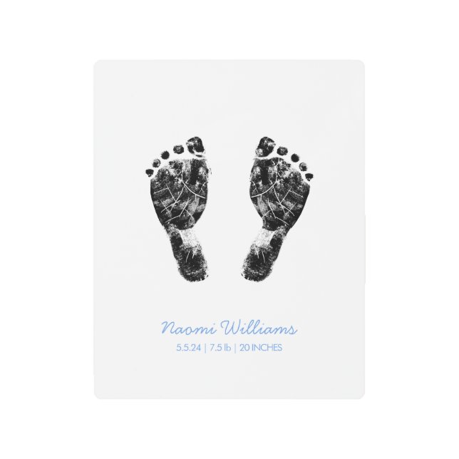 カスタム機器シンボル |ベビー機器シンボルのアップロード メタルプリント (正面)