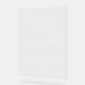 カスタム歓迎サイン アクリルサイン (傾斜)