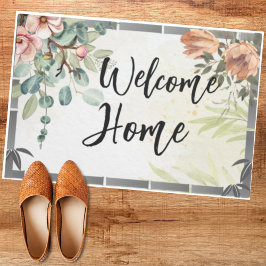 カスタム歓迎ホーム台本自然科モダン ドアマット