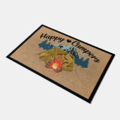 カスタム歓迎マット、キャンピングデコール ドアマット (アングル)