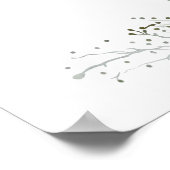 カスタム歓迎結婚サイン ポスター (角)