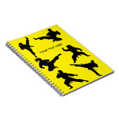 カスタム武術 空手 テコンドー 格闘 ノートブック (右側)