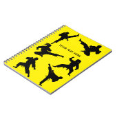 カスタム武術 空手 テコンドー 格闘 ノートブック (左側)