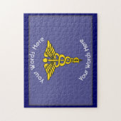 カスタム歯医者カドゥセウス ジグソーパズル (縦)